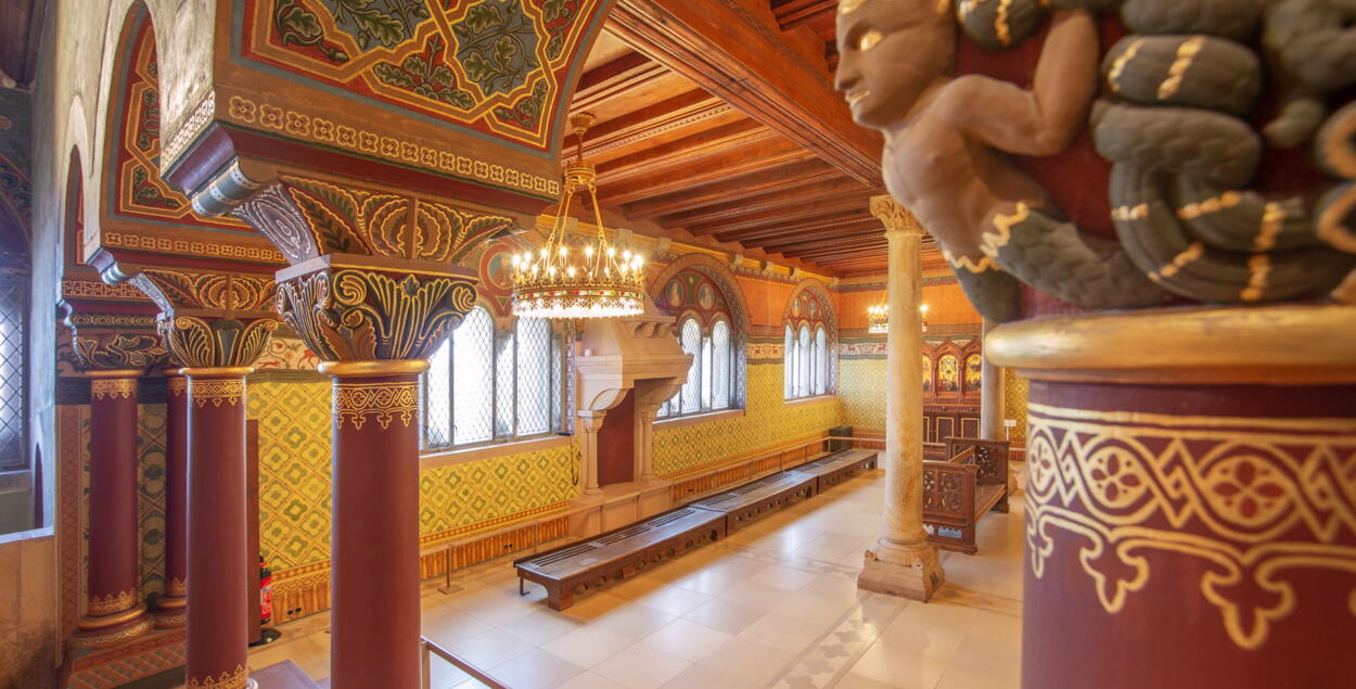 Blick in den Sängersaal auf der Wartburg