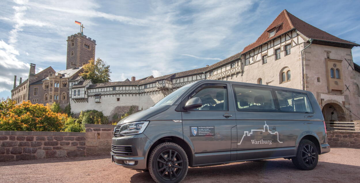 Haltestelle Wartburg Shuttle auf der Schanze