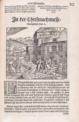 Auslegung für die Christnachtmesse in der Kirchenpostille der Wartburgbibliothek